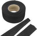 MECCANIXITY Braided Cable Sleeves Heat Shrinkable Fabric Sleeving, 1 3/8" 33ft Black 2:1 Ratio Heat Shrinkable Cord Protector for Harness Cable, Network Cable Protection, Cable Management by MECCANIXITY