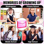 Motipuns 14 Pack K-12 School Memory Box Back to School, Pink - Image 6