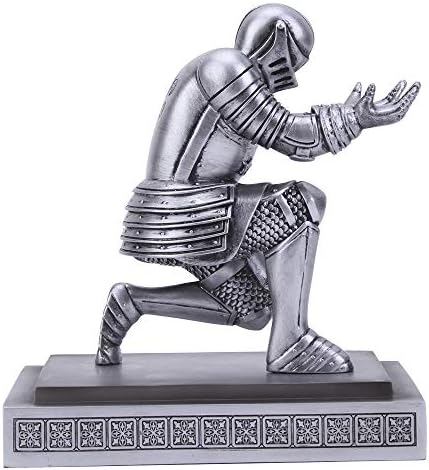 Knight Pen Holder Desk Organizers and Accessories as Gift Silver - Image 6