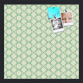 PinPix 18x18 inch Cork Bulletin Board. This Decorative Framed Pin Board Comes with Diamond Pattern in Green Design and Satin Black. Ideal for Home, Office Decor or School (PinPix-586) by PinPixBulletinBoards