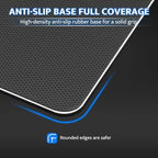 darkFlash Glass Mouse Pad 11.8×10.2 Inch, Ultra-Smooth Tempered Surface, Precision Tracking, Anti-Slip Rubber Base, Durable Etched Finish, Ideal for Gaming & Work(DMP300) - Image 6