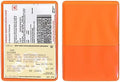 STORE SMART - Orange-Back Auto Insurance & ID Card Holders - 300 Pack - RFS20-O-300 by StoreSMART