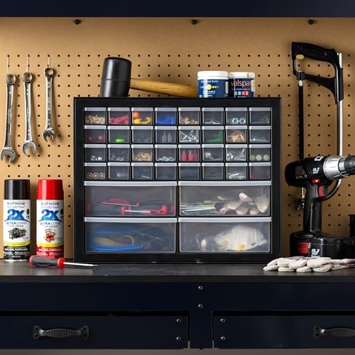 IRIS USA 36-Drawer Storage Cabinet, Garage Tool Screws, Made in USA, Black - Image 2