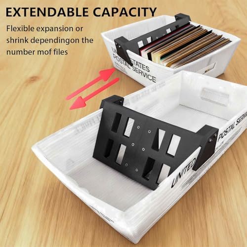 Mail Pusher for DPS Trays - Letter Organizer - Compatible with USPS Trays - Prevents Mail from Sliding During delivery - Suitable for Standard DPS - Blue - Image 3