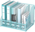DALTACK 5-Slot Magazine File Holder, Metal Binder Holder, Blue by DALTACK