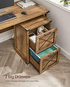 VASAGLE File Cabinet with 2 File Drawers, Printer Stand, Fit A4 Letter Size - Image 5