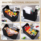 3 Pcs Portable Desktop File, Filing Organizer, Black - Image 3