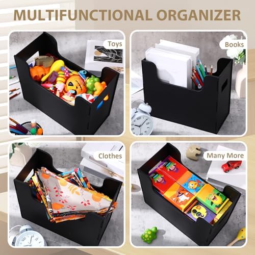 3 Pcs Portable Desktop File, Filing Organizer, Black - Image 3