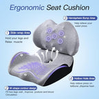 Extra Large Memory Foam Seat Cushion and Lumbar Support Pillow for Office Chair Pressure Relief Sciatica & Tailbone Pain Relief Chair Pad for Home,Car Seat,Wheelchair - Image 4
