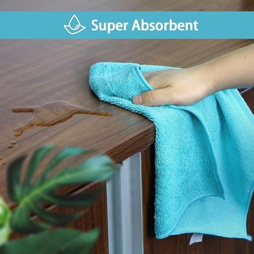 HOMEXCEL Microfiber Cleaning Cloth 600 Pack, Microfiber Towel for Cars, Lint Free, Scratch-Free, Highly Absorbent, and Cleaning Rags for House, Window and Glass, Cars, TV Screen 11.5 X11.5 inch - Image 4