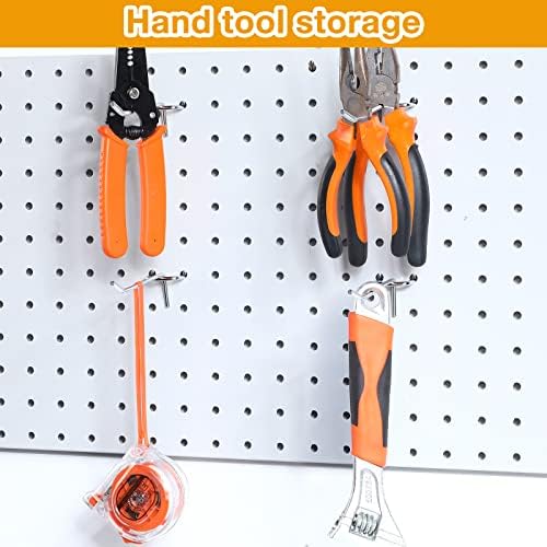 Funrous 100 Pack Hooks for Pegboard Stainless Steel Garage, 2.8 Inch - Image 6
