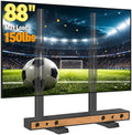 5Rcom Table Top TV Stand Universal for 35-88 Inch Flat & Curved TVs by 5Rcom
