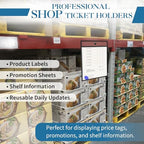 Binditek Job Ticket Holders, 30 Pack 12mil PET Dry Erase Pockets, 9x12 Inch - Image 6