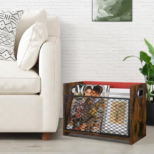 YINMIT Magazine Holder, Large Magazine Rack Floor, Book Storage Basket - Image 6