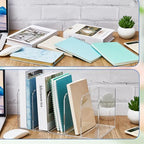 Suzile Clear Acrylic Magazine File Holder, Classic, 14.2 x 7.2 x 6.5 Inch - Image 5