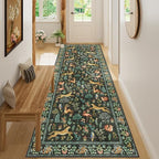 DUKINO 3x8 Runner Rug, Animal Washable Runner Rug for Kitchen, Black by DUKINO