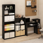 Furinno Econ Multipurpose Home Office Computer Writing Desk, Black/Brown - Image 4