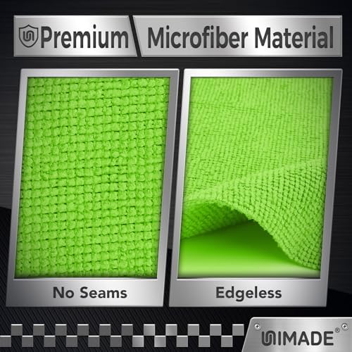 UNIMADE Microfiber Cleaning Cloth, 400PK Commercial Grade Work Rags - Image 3