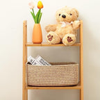 MiniArk Small Storage Baskets for Organizing | Closet Organizer Bins | Shelf Toy Basket | Woven Rope Baskets | Cube Decorative Box | Shallow Basket | 11.5x7.5x4.7” | 4 Packs Mixed Brown - Image 4