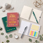 Sprial Notebooks with Pens Bulk, 48 Pack, 5.5 x 4.7 Inch Gratitude - Image 2