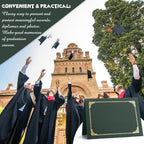 Fainne 80 Pcs 80 Pieces Certificate Holders Diploma Holder, Green - Image 6