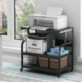 Fannova 32.3"x18.9" Extra Large Printer Stand with Adjustable Storage Shelf by Fannova