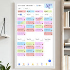 32" Smart Digital Calendar, Family Chore Chart & Photo Frame - Image 7