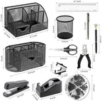 17 IN 1 Office Desk Organizer Set for Back to School Supplies Accessories - Image 2