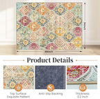 Office Chair Mat for Hardwood Floor & Tile Floor,36"X 48"-Multi - Image 2