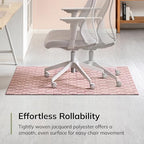 Anji Mountain 54" x 40" Rug'd Office Chair Mat for Carpet & Hardwood Floor - Image 5
