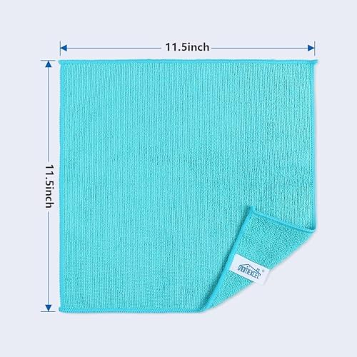 HOMEXCEL Microfiber Cleaning Cloth 600 Pack, Microfiber Towel for Cars, Lint Free, Scratch-Free, Highly Absorbent, and Cleaning Rags for House, Window and Glass, Cars, TV Screen 11.5 X11.5 inch - Image 2