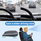 Wedge Seat Cushion Memory Foam Car Cushion for Long Driving - Image 5