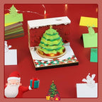 3D Calendar 2027,Time Piece Calendar 2027,Christmas tree 3D Art Notepad Calendars,3D Memo Pad,Tear Away Calendars,Christmas Gift,New Year Gift (Green Christmas tree) - Image 2