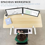 VIVO Large Clamp-on Computer Keyboard and Mouse Under Desk Slider Tray, 27 x 11 inch Pull Out Platform Drawer, White, MOUNT-KB05W - Image 2