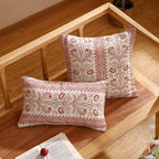 ISAENNE Designer Linen Throw Pillow Cover,Set of 2,18"x18"-Chamonix A - Image 4