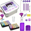 CXJINZE Diamond Painting Tools Accessories Storage Kit, Purple by CXJINZEArtsCrafts