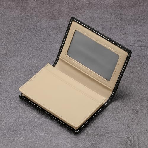 HISCOW Full Grain Leather Business Card Holder Case - Image 5