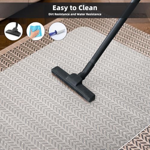 Office Chair Mat for Carpet Floor, Heavy Duty Desk Chair Mat for Low/No Pile Carpeted Floors, Anti Slip Carpets Protector for Home Office (48" x 36") - Image 5