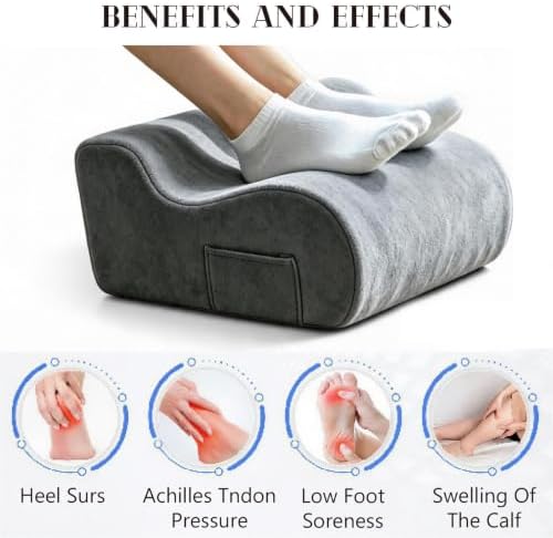 Foot Rest for Under Desk at Work-Versatile Foot Stool(Khaki, 001) - Image 2