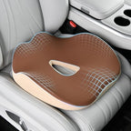Coverado Car Seat Cushion with Memory Foam, Ergonomic Driving Seat Cushion for Sciatica, Tailbone, Back Pain Relief, Premium Non-Slip Washable Cushion for Car, Driver, Office, Wheelchair by COVERADOAUTO