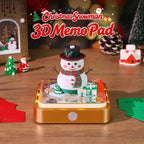 3D Calendar 2027, Desk Time Piece Calendar 2027,Tear-Away 3D Paper Art Notepad w LED Lights,Creative 3D Memo Artsy Pad Calendars, DIY Paper Carving Gift (N) - Image 2