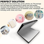 Golden State Art, Clamshell Archival Folio Storage Box 18x24 Inch, Black - Image 5