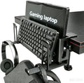 Desk Side Storage Gaming Laptop Holder,Clamp-on Vertical Notebook Stand by Unknown
