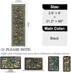 DUKINO 2.6x8 Rug for Hallway, Washable Kitchen Runner Rug Non Slip, Black - Image 2