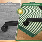 Office Chair Mat for Hardwood Floor&Tile Floor,36"X 48"-Geo Green - Image 4