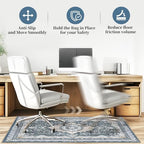 Office Chair Mat for Hardwood Floor & Tile Floor,36"X 48"-Square Black - Image 5