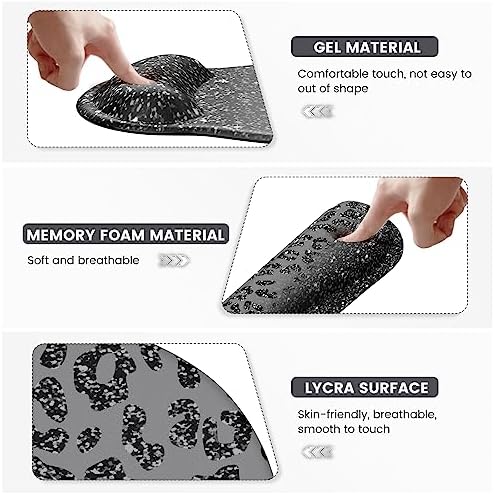 iLeadon Mouse Pad Set, 4in1 Ergonomic Desk Mat with Wrist Rest - Image 4