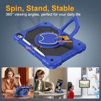 Case for iPad (A16) 11th/10th Generation 11/10.9 Inch 2025/2022, Ubearkk for iPad a16 case with Screen Protector, 360 Degree Rotating Stand Shoulder Strap Pencil Holder,Navy Black - Image 4