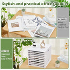 Juexica 9 Tier 8.5" x 11" Scrapbook Paper Organizer, White Cardstock File Organizer with Adjustable Shelves, Stackable Paper Trays, Desktop Storage Rack Document Holder for Desk Home Office - Image 4