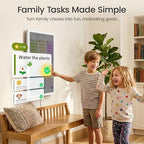 Dragon Touch 27" Digital Calendar Chore Chart – 1080P Full HD Interactive Touchscreen, Smart Family Planner, Hearth Display Digital Calendar Wall & Desk Mountable for Seamless Scheduling - Image 4